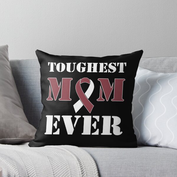 Item preview, Head and Neck Cancer Toughest Mom Support designed and sold by BibiTeeDesign.