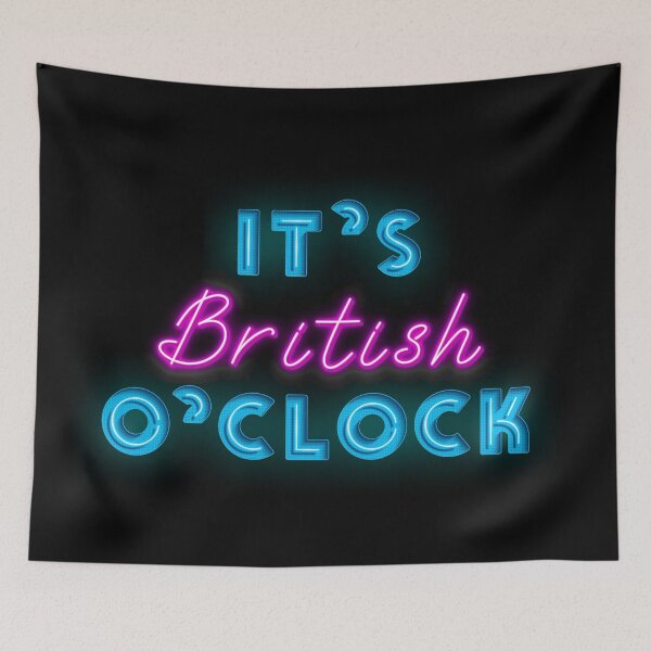 Item preview, It is British O`clock Cool Neon Sign For Great Britain Fan designed and sold by Urosek.