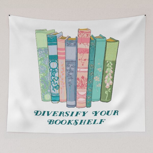 Item preview, Diversify Your Bookshelf designed and sold by fabfeminist.