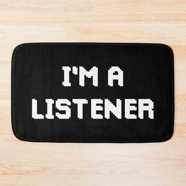Item preview, I'm a Listener (White) designed and sold by FilipeFerreira.