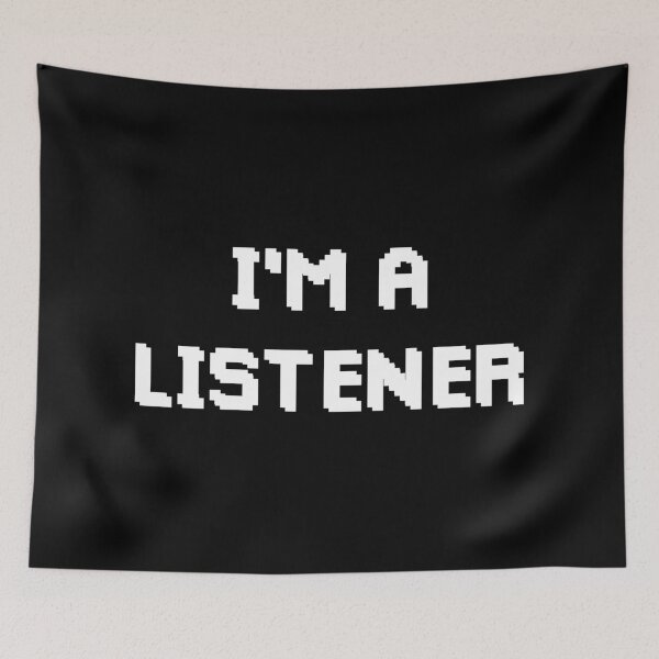 Item preview, I'm a Listener (White) designed and sold by FilipeFerreira.
