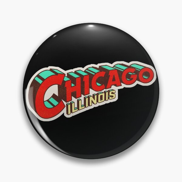 Item preview, Chicago Illinois | Retro Comic Typography designed and sold by retroready.