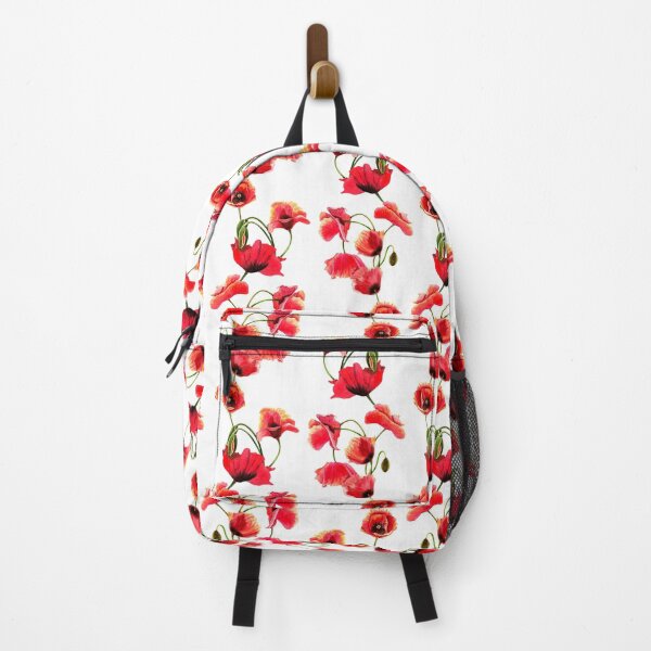 Item preview, red poppy ,watercolor pattern designed and sold by IrinaShishkina.