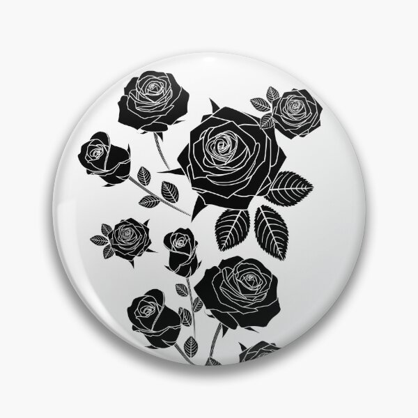 Item preview, B&W Roses - White version designed and sold by Ribeiro Design.