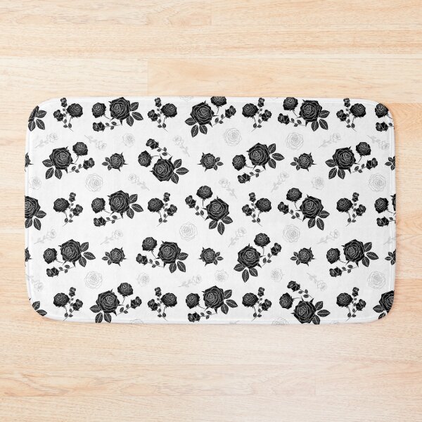 Item preview, B&W Roses - White version designed and sold by Ribeiro Design.