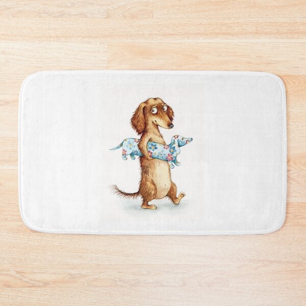 Item preview, Dachshund and tiny pillow designed and sold by LeHongTien.