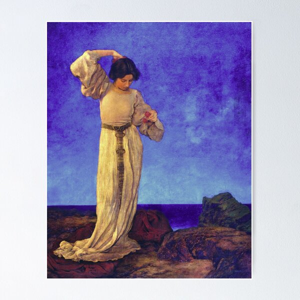Item preview, Maxfield Parrish. Griselda. designed and sold by likiska.