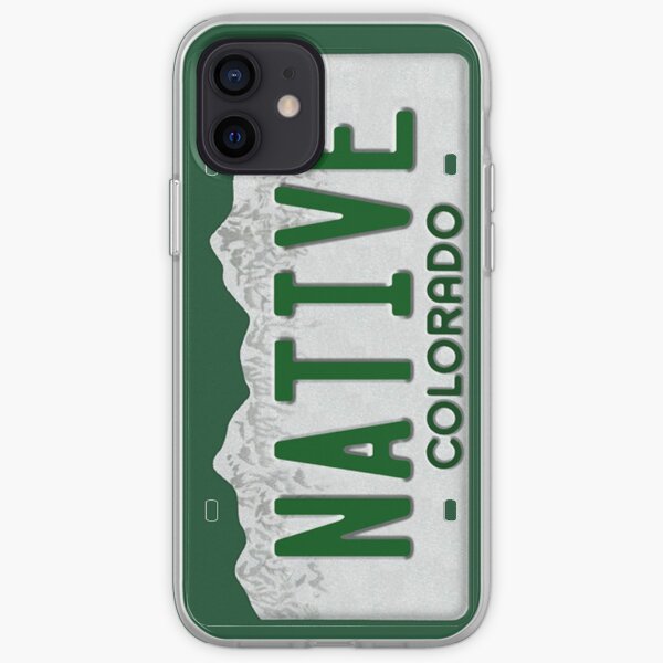 Colorado Native License Plate iPhone Soft Case