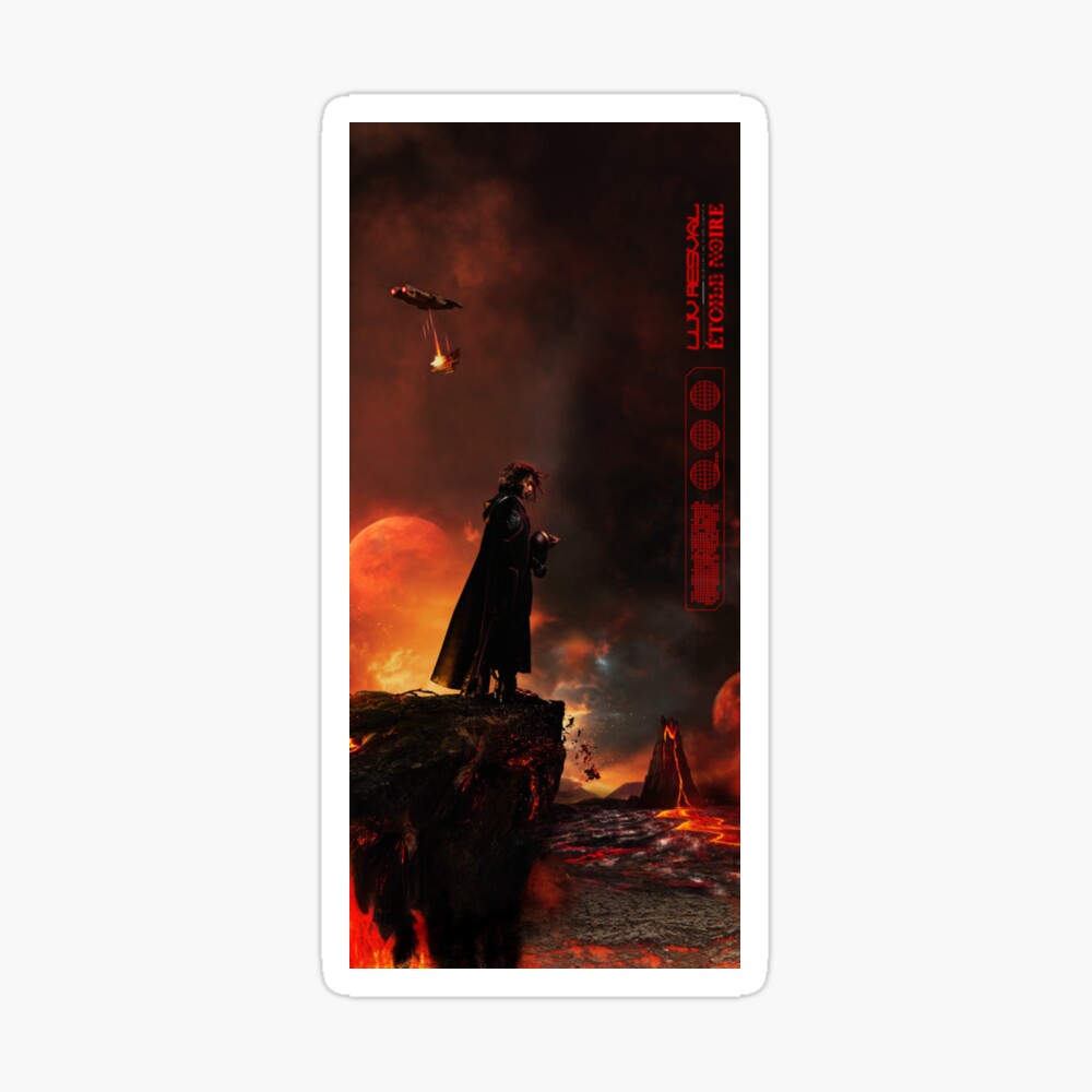 Les Étoiles vagabondes - Nekfeu Art Board Print by LeyoShop