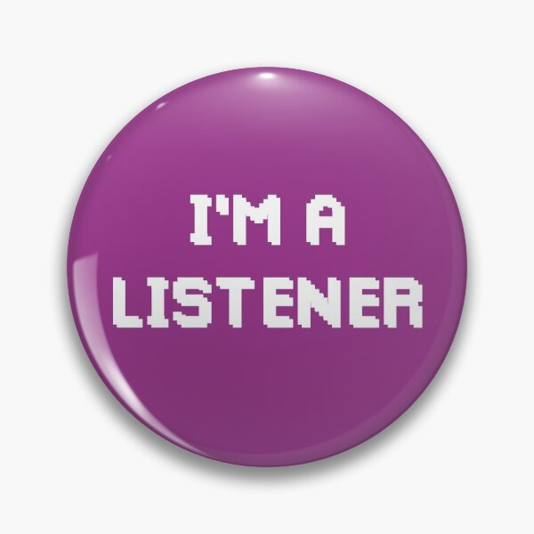 Item preview, I'm a Listener (Purple BG) designed and sold by FilipeFerreira.