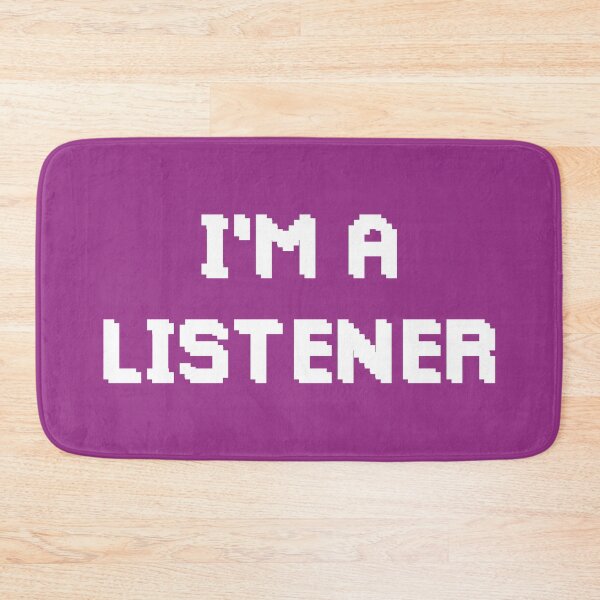 Item preview, I'm a Listener (Purple BG) designed and sold by FilipeFerreira.
