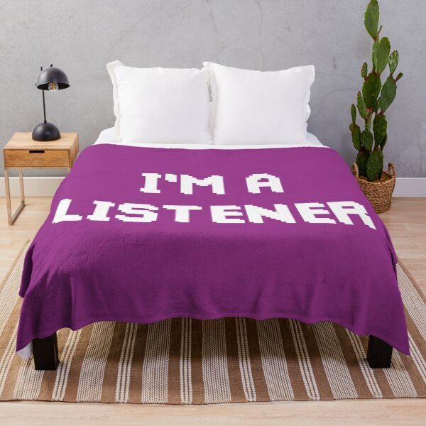 Item preview, I'm a Listener (Purple BG) designed and sold by FilipeFerreira.