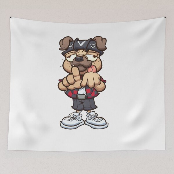 Item preview, Pug Cholo Dog designed and sold by Red_Stickers.