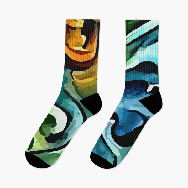 Item preview, Colorful pattern, strokes of color, cool cute Mask designed and sold by Collagedream.