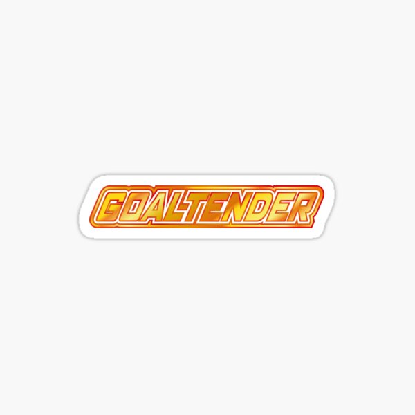 Goaltender Sticker