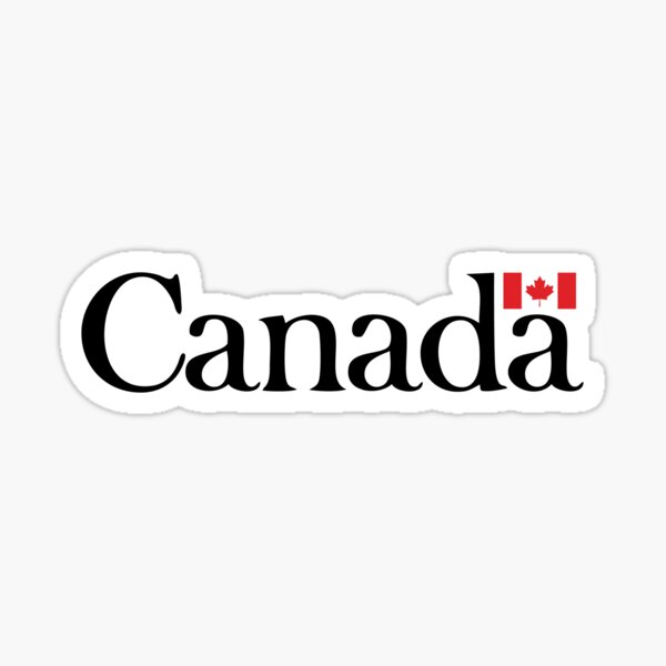 Canada Wordmark Sticker