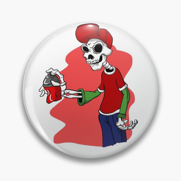 Item preview, Skeleton devil paint gangster  designed and sold by Devil4rt.