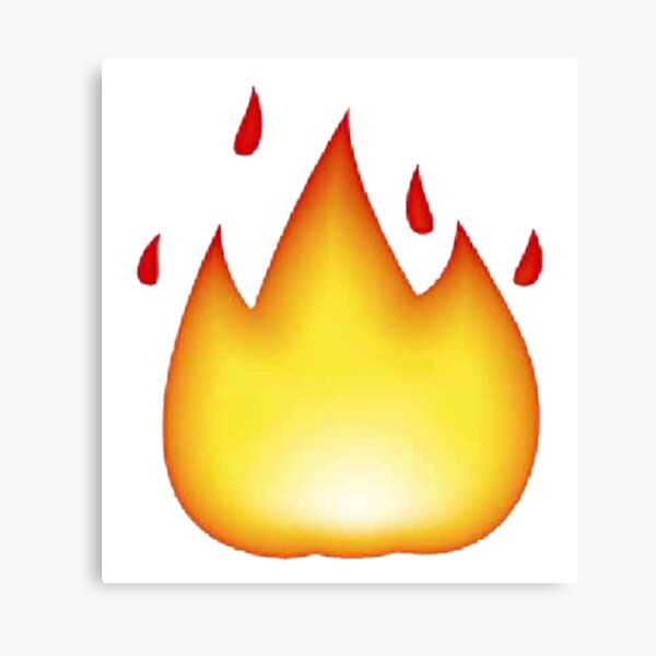 Fire Emoji Wall Art Redbubble - roblox fire emoji