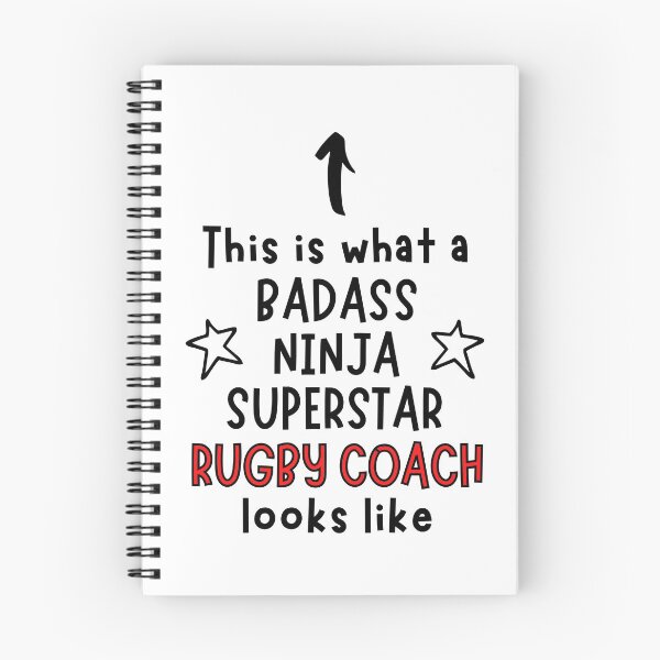 Item preview, This is what a Badass, Ninja, Superstar, Rugby Coach looks like designed and sold by TheGreenGoat.