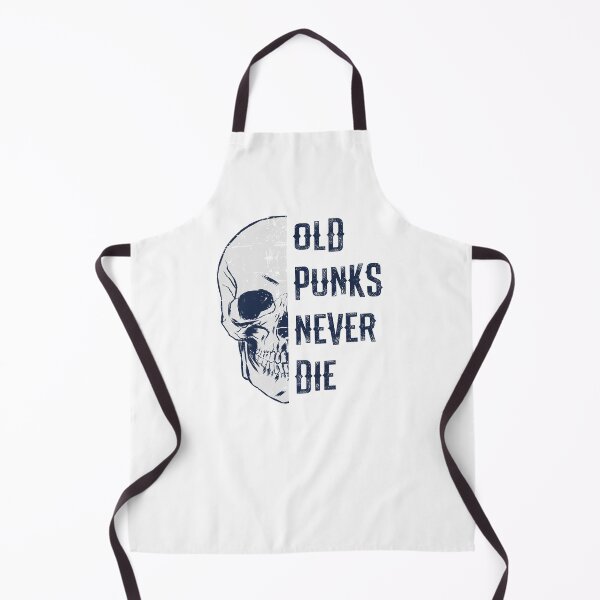 Item preview, Old Punks Never Die Punk Rocker Skull Design designed and sold by justjonboy.
