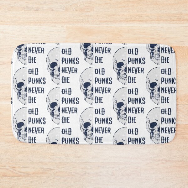 Item preview, Old Punks Never Die Punk Rocker Skull Design designed and sold by justjonboy.