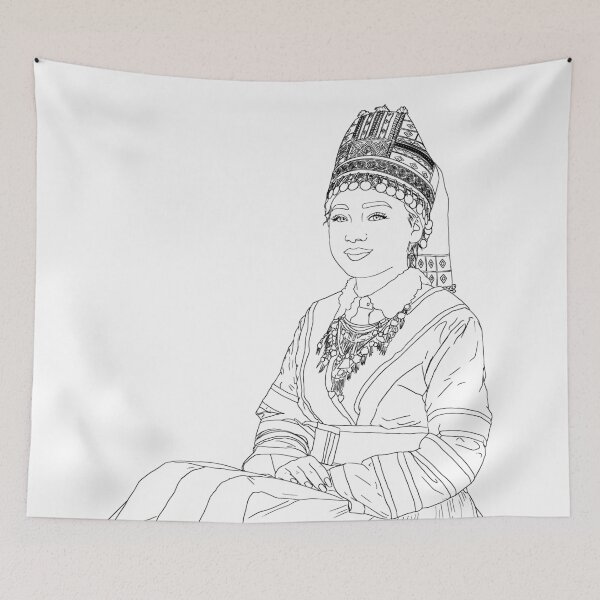 Item preview, Hmong Lady designed and sold by LPXart.
