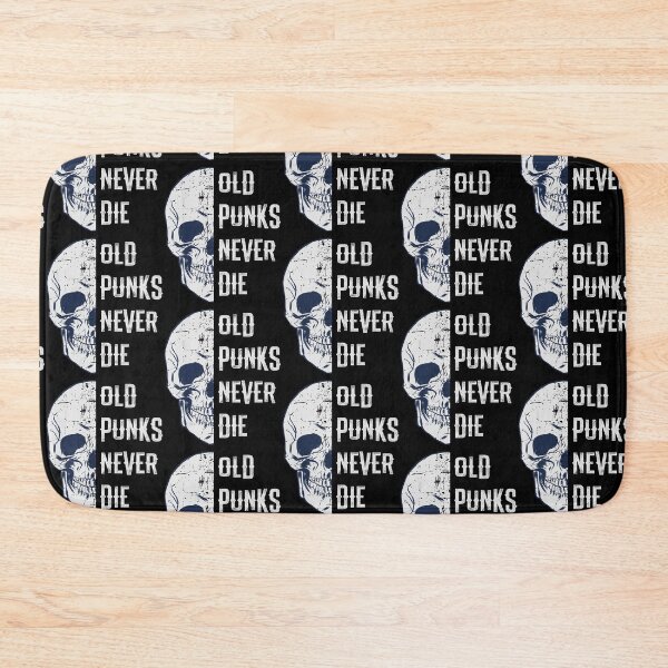 Item preview, Old Punks Never Die Punk Rocker Skull Design designed and sold by justjonboy.