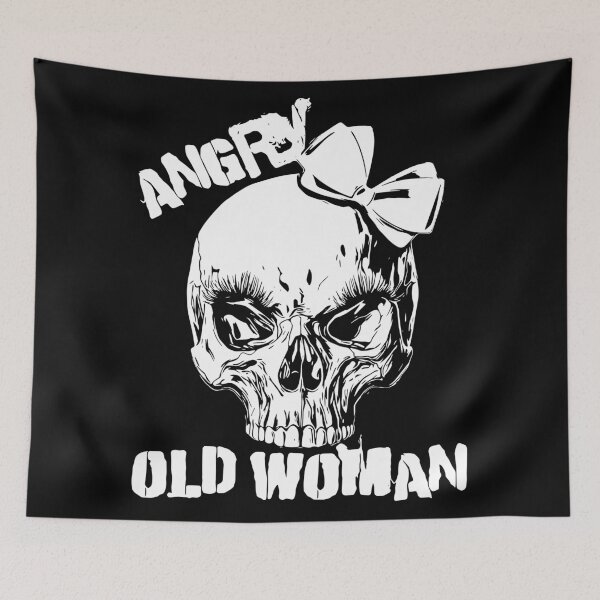 Item preview, angry old woman designed and sold by drizzd.