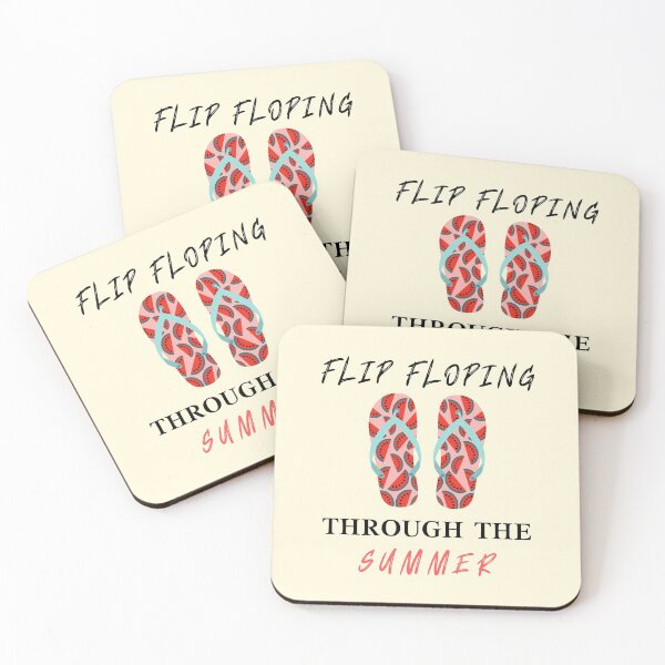 Item preview, Flip floping through the summer - Funny summer saying designed and sold by Theleochick.