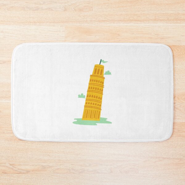 Item preview, Colorful Hand-Drawn Leaning Tower of Pisa Italy World Landmark designed and sold by MIDDLX.