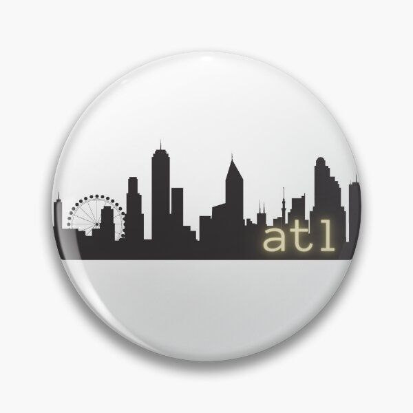 Item preview, Atlanta Skyline Design Neon designed and sold by thatgirlartshop.