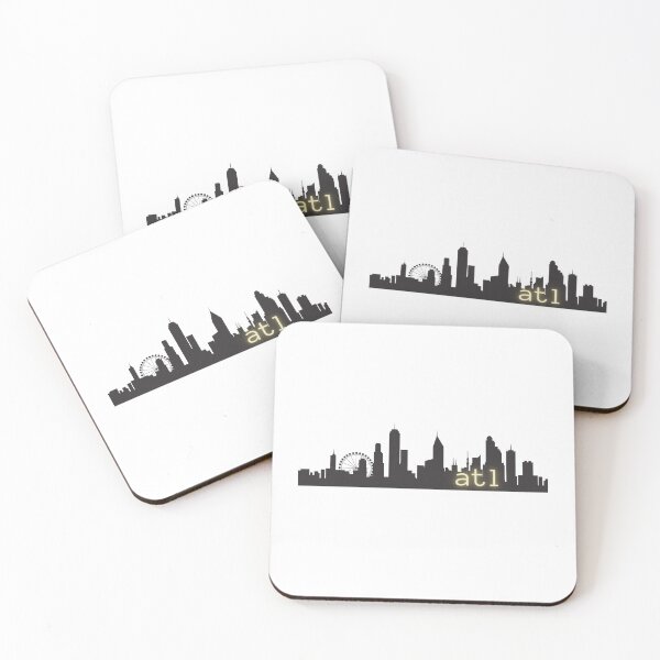 Item preview, Atlanta Skyline Design Neon designed and sold by thatgirlartshop.