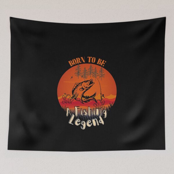 Item preview, Born To Be A Fishing Legend designed and sold by JoLiShop.
