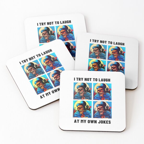 Item preview, i try not to laugh at my own jokes designed and sold by trillstshirt.