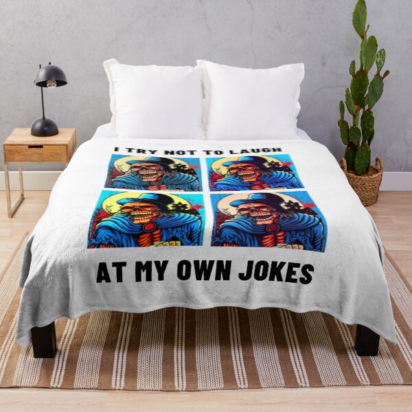 Item preview, i try not to laugh at my own jokes designed and sold by trillstshirt.