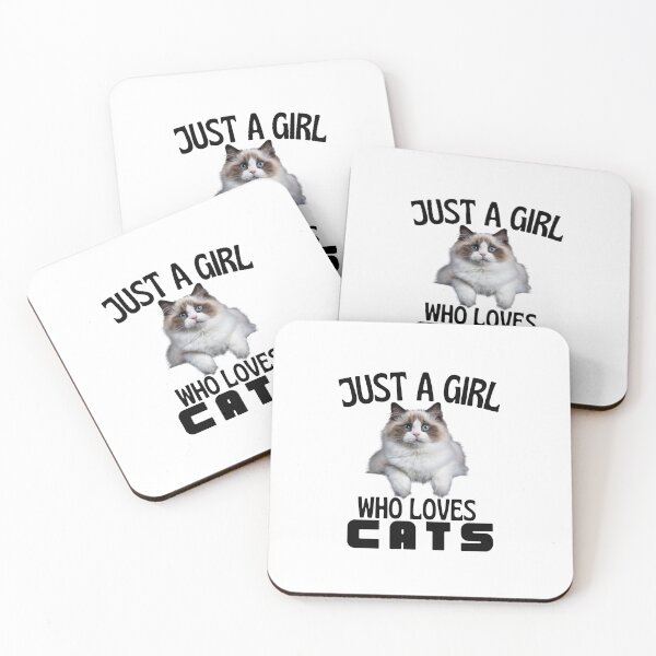 Item preview, Just A Girl Who Loves Cats 2 designed and sold by TThousand.