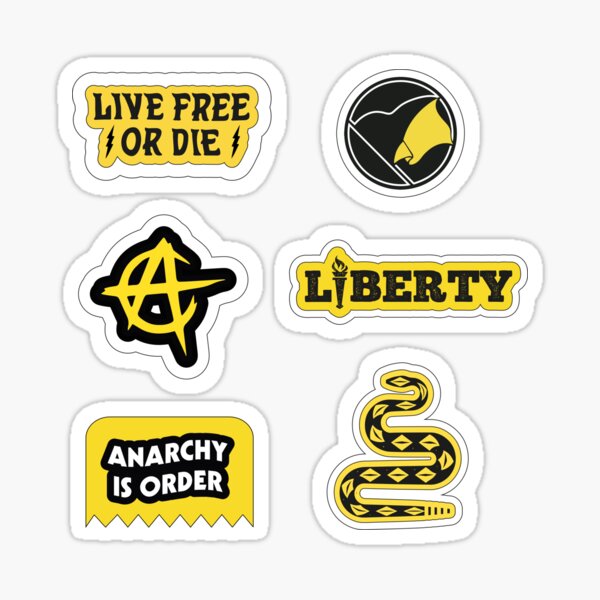 Item preview, Paquete de pegatinas Ancap 1 designed and sold by LibertarianSt.