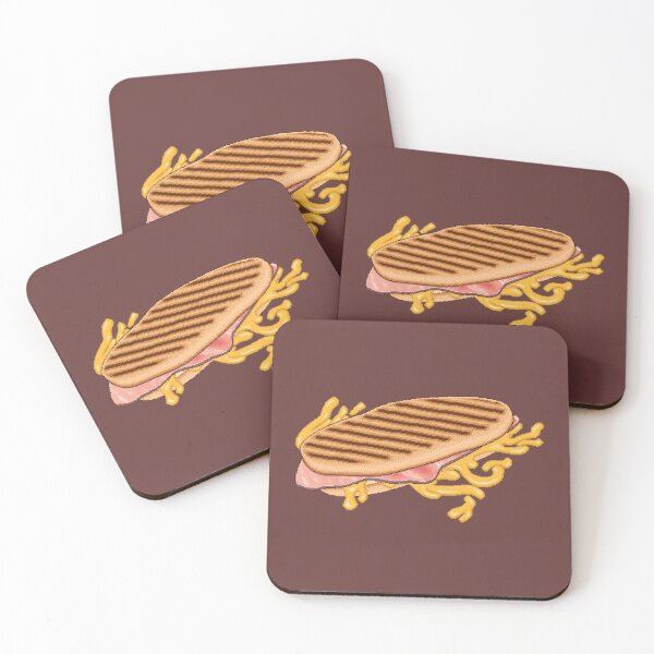 Item preview, Ham and Cheese Panini - Colored - Dark designed and sold by CheesyPaninie.