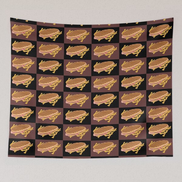 Item preview, Ham and Cheese Panini - Colored - Dark designed and sold by CheesyPaninie.