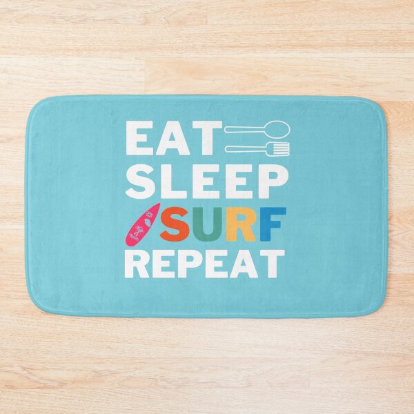 Item preview, Eat Sleep Surf Repeat designed and sold by JooArtPrints  ★★★★★.