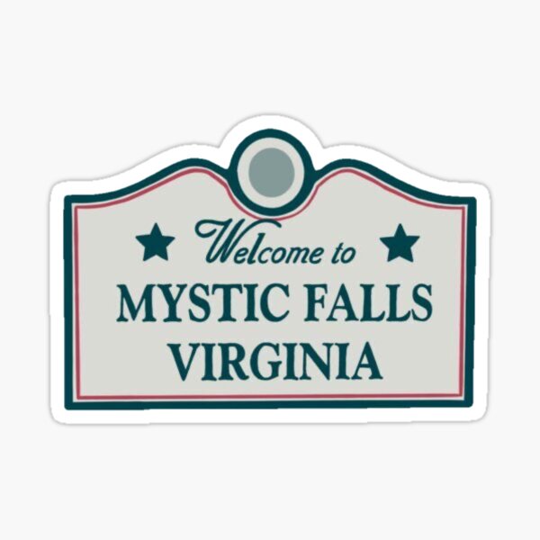 tvd "bienvenue aux chutes mystiques" signe Sticker