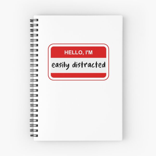 Item preview, Hello I am Easily Distracted | ADHD Awareness  designed and sold by LemonbatStudio.