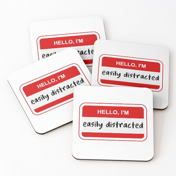 Item preview, Hello I am Easily Distracted | ADHD Awareness  designed and sold by LemonbatStudio.