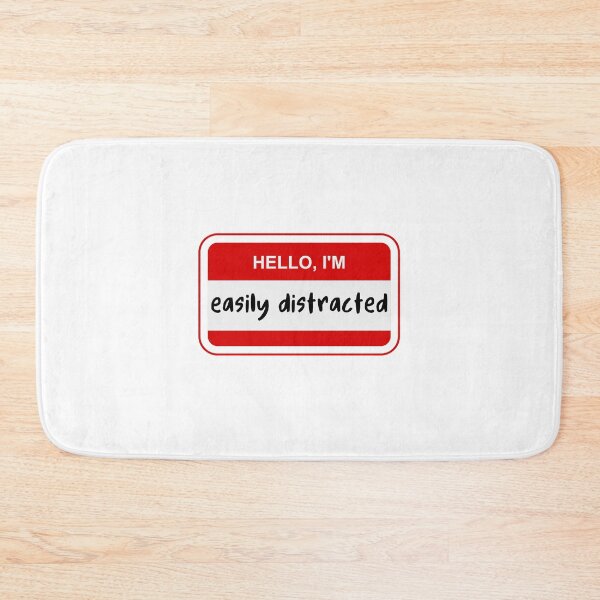 Item preview, Hello I am Easily Distracted | ADHD Awareness  designed and sold by LemonbatStudio.
