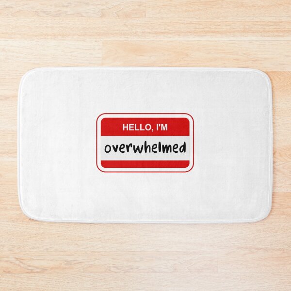 Item preview, Hello I am Overwhelmed | ADHD Awareness  designed and sold by LemonbatStudio.