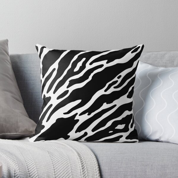 Zebra Patterns By Richbagger Throw Pillow