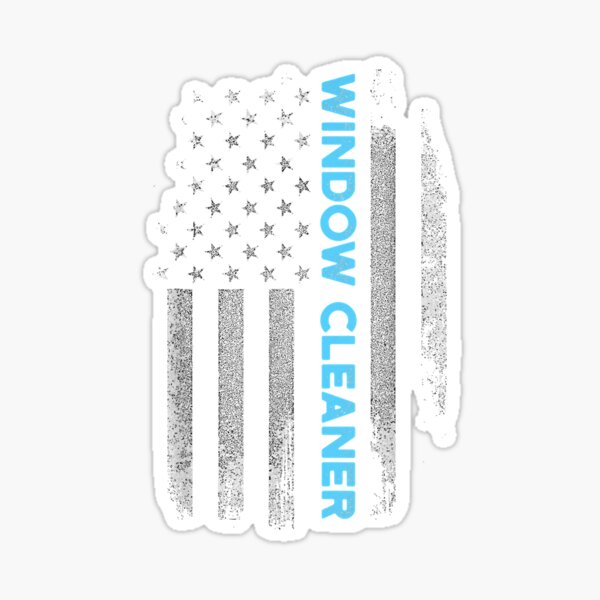 Item preview, Window Cleaner USA Flag Funny Cleaning Gifts designed and sold by JaneGuerrero.
