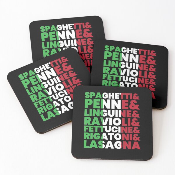 Item preview, Pasta Types Spaghetti Food Italy designed and sold by MooonTees.