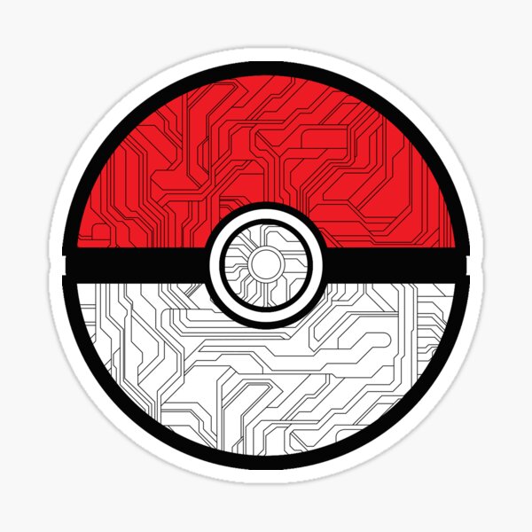 Pokemon Stickers Redbubble - roblox pokeball 8 bit decal
