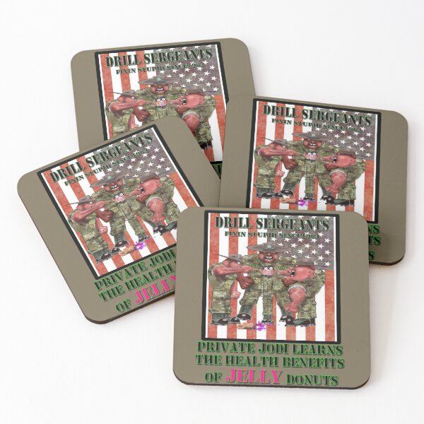 Item preview, Drill Sergeants Fixin Stupid Since 1964, Caught Eating Jelly Donuts No Discipline designed and sold by ronnieyoung.